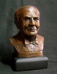 Thomas Edison Bust