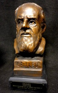 Galileo sculpted bust