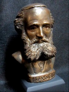James Clerk Maxwell sculpted bust
