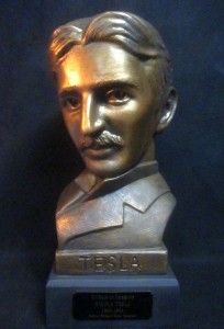 Nikola Tesla - 21" Life Size mask (including base)