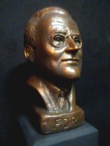 Franklin D. Roosevelt sculpted bust