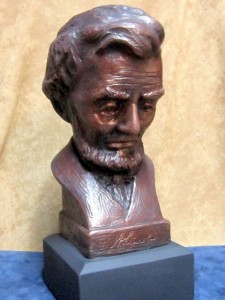 This Bust of Former President Abraham Lincoln, Sculpted by Salisbury artist Robert Toth.